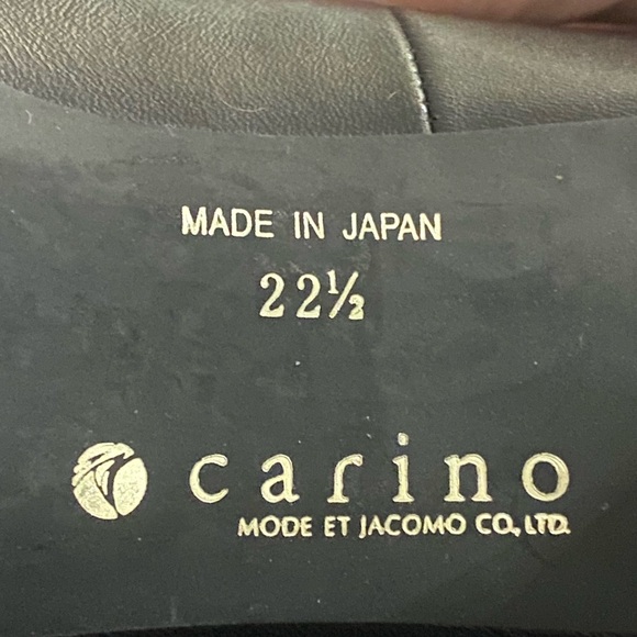 Mode et Jacomo BLK Carino Leather Pumps, JPN 22.5/ US 5.5 Summer Sale - Picture 6 of 7
